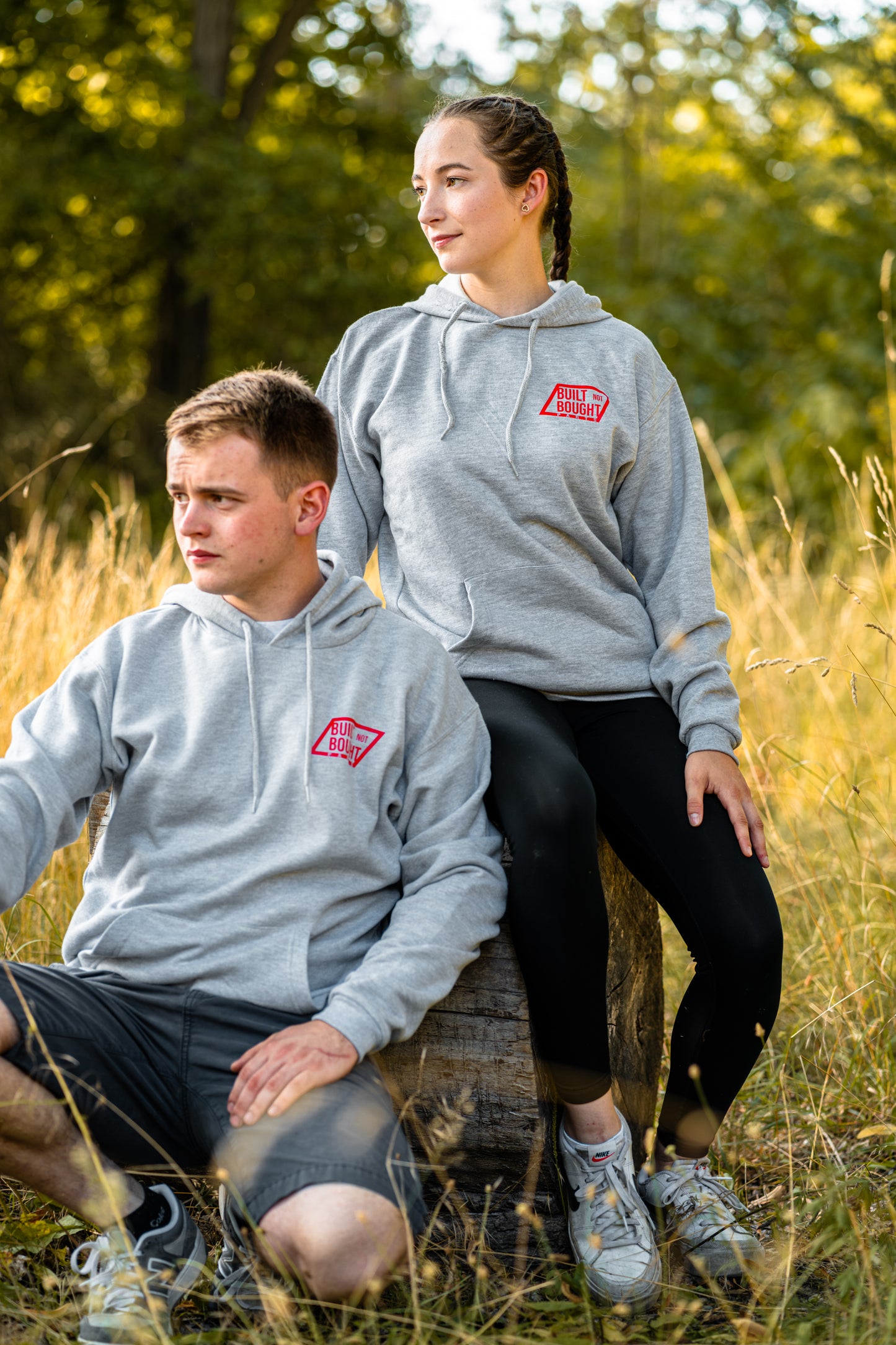 Hoodie grau