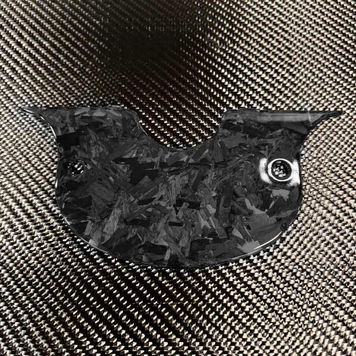 Knieblechabdeckung - forged Carbon