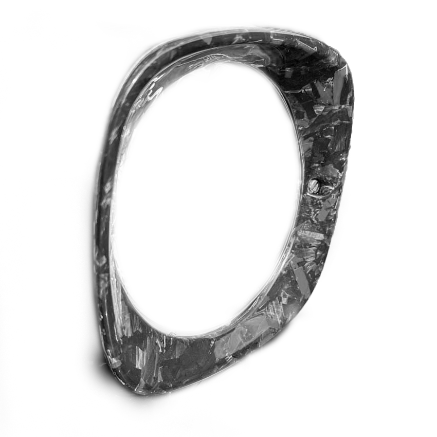 Lampenring - forged Carbon