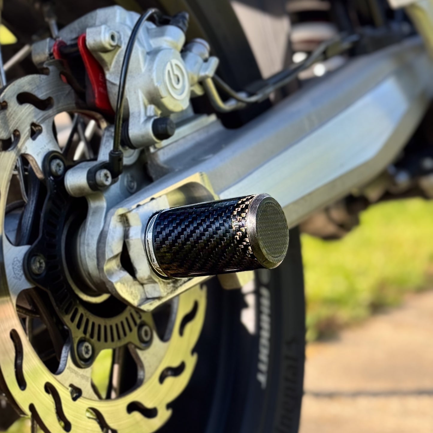 Carbon Sturzpads / Stuntpegs passend für KTM/GasGas/        Husqvarna